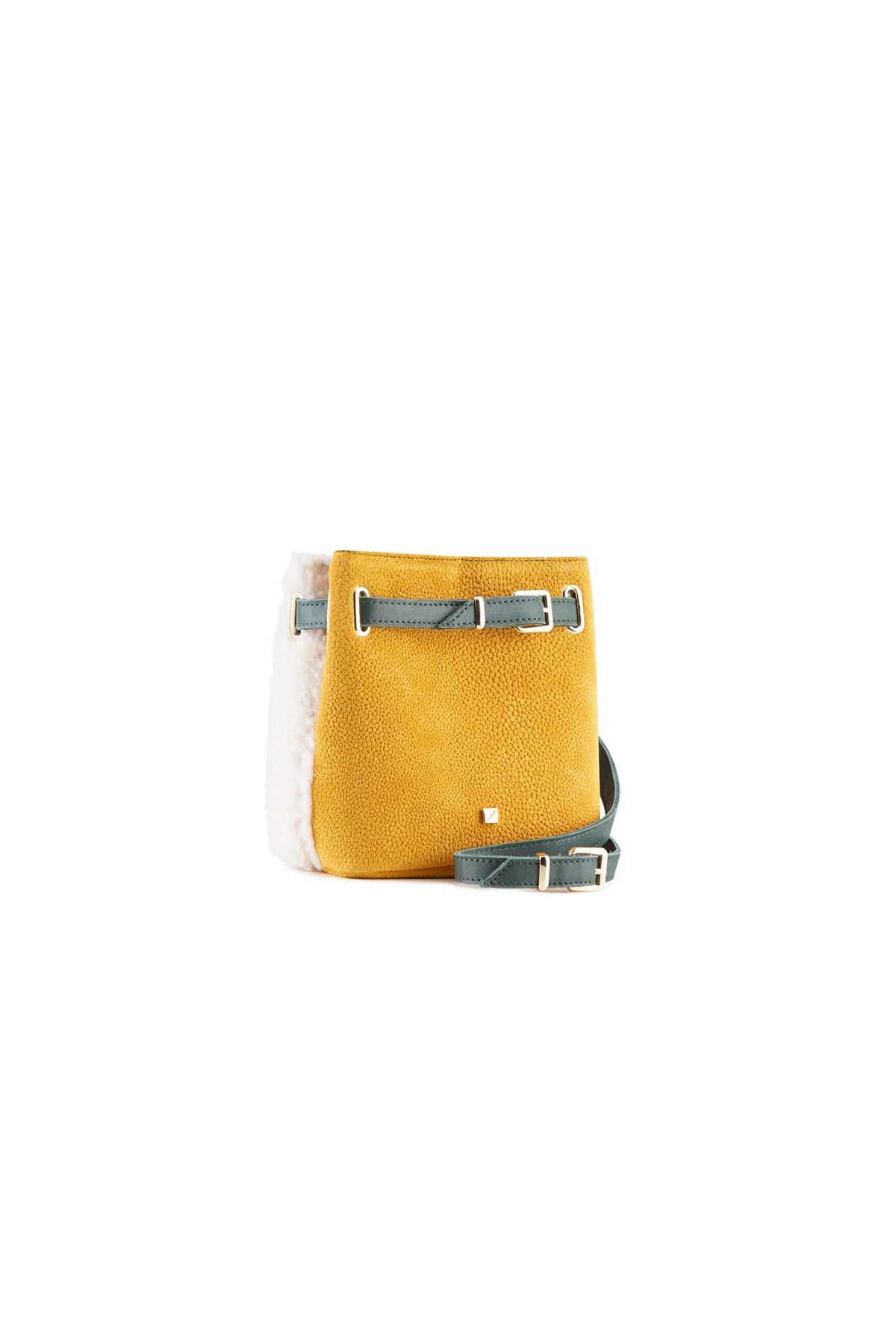 Fendi shearling belt bag hotsell