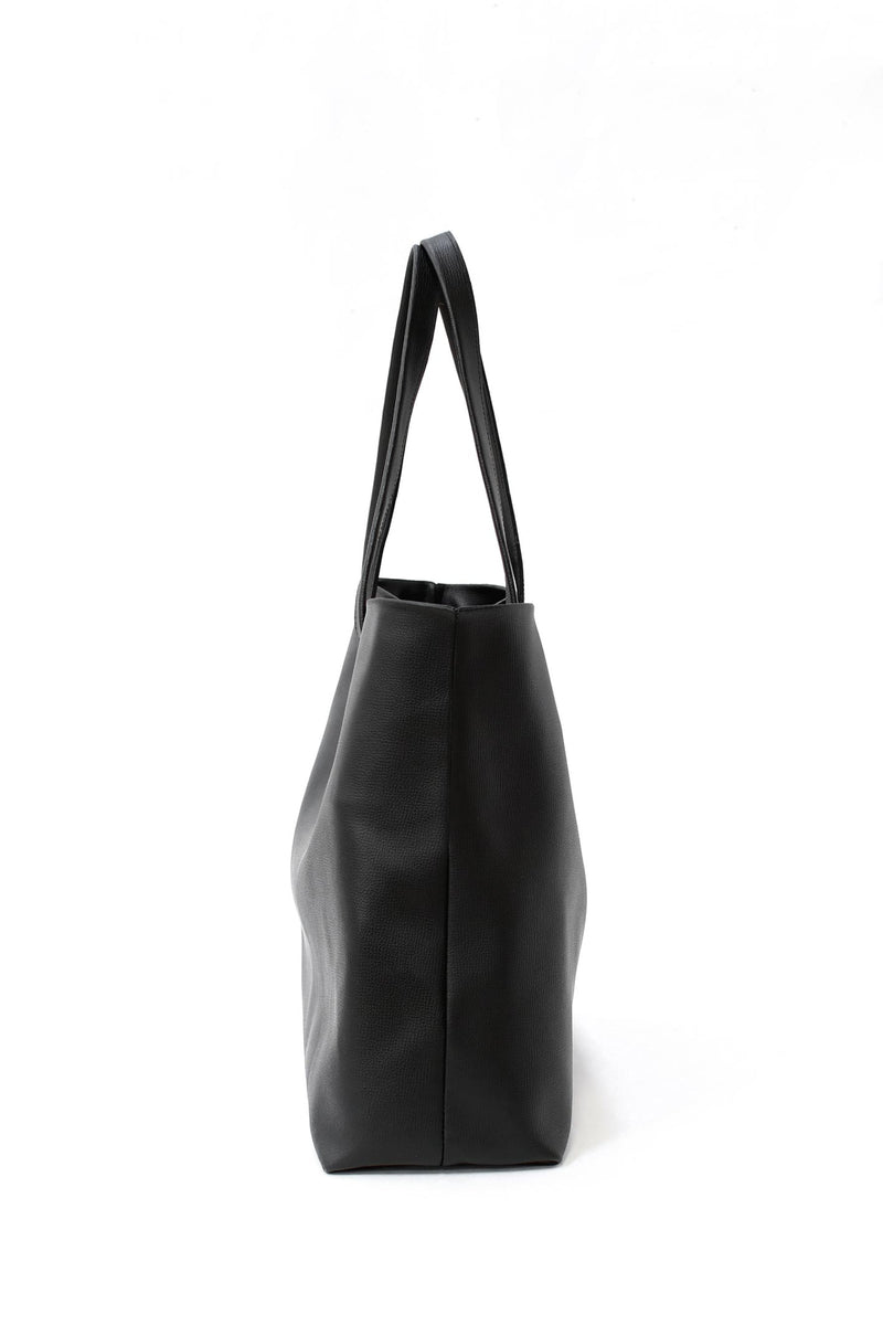Women's Large Tote bag basic | Big tote bag in black Leather – Maria Maleta